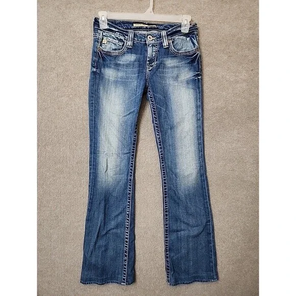 Big Star Jeans Big Star Remy Low Rise Boot Jeans Womens 28